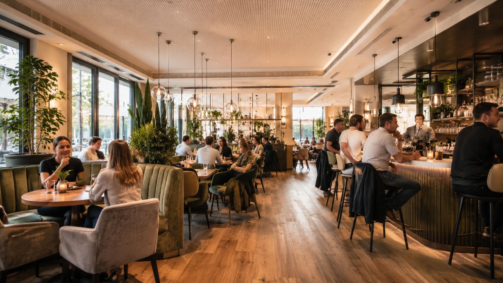 Klimaanlage für Gastronomie und Aufenthaltsbereiche in München