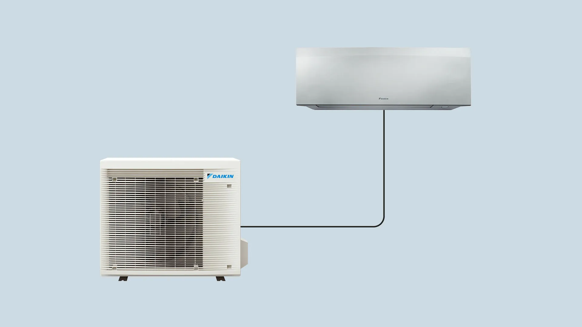 Single-Split-Klimaanlage mit Innen- und Außengerät