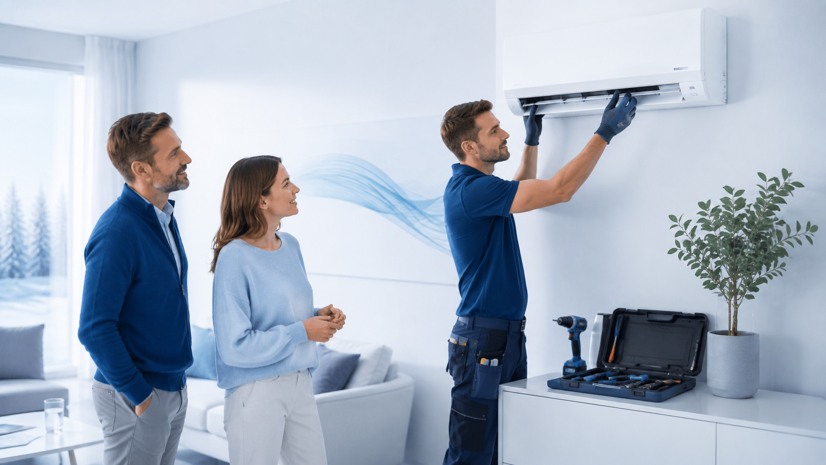 Fachgerechte Installation und Inbetriebnahme einer Klimaanlage
